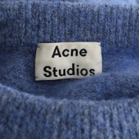 Acne Dramatic mohair sweater in blue