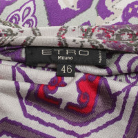 Etro Robe avec motif de grande surface