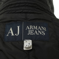 Armani Jeans Kort gewatteerd jack in antraciet