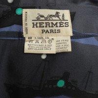 Hermès Seidenjacke mit Print