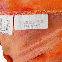 Iceberg zijden jurk batik-stijl
