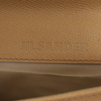 Jil Sander Clutch Bag Leather in Beige