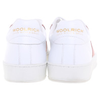 Woolrich Sneakers aus Leder in Weiß