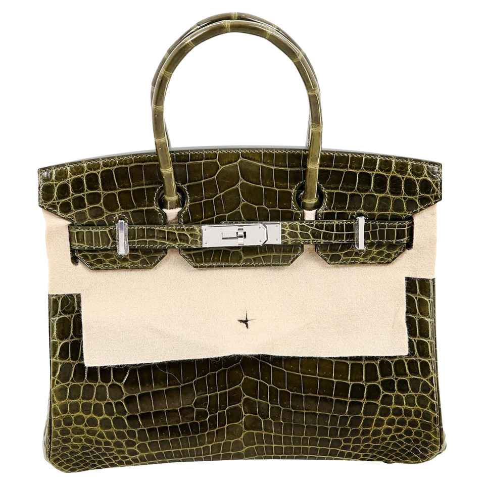 Hermès Birkin Bag 30 Leather in Green