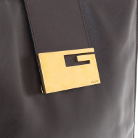 Gucci Leder-Handtasche in Braun