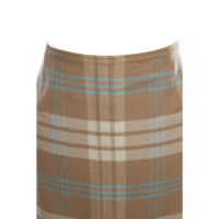 Escada Maxi skirt with plaid pattern