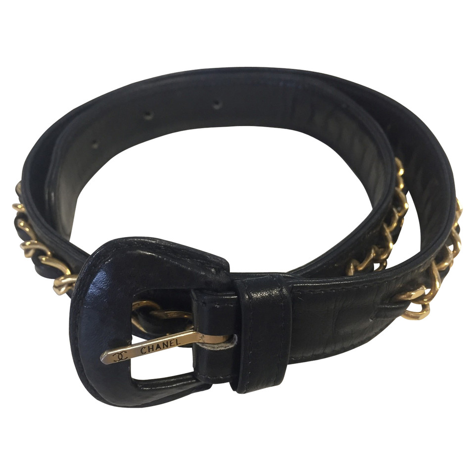 Chanel Bracelet envelopper en noir