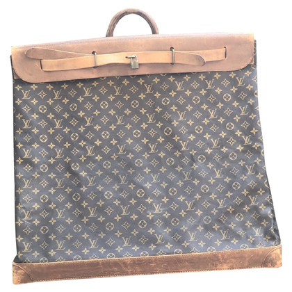 Louis Vuitton Steamer Bag Leer in Bruin