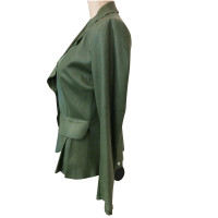 Armani Giacca/Cappotto in Pelle in Verde