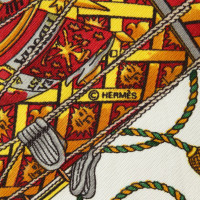 Hermès Tuch mit ,,Les Tambours''-Muster