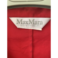 Max Mara Robe en Coton en Rouge