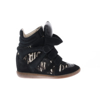 Isabel Marant Bekett Sneaker Leer in Zwart