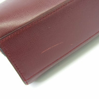 Cartier Handtasche aus Leder in Bordeaux