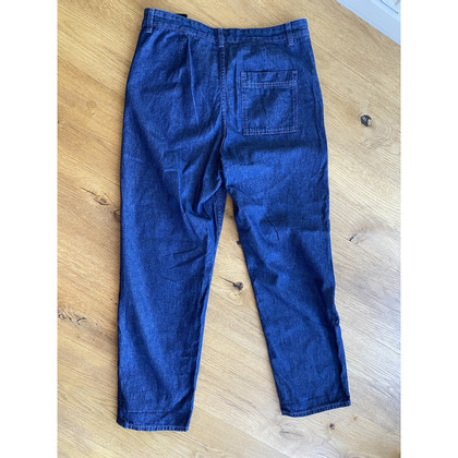 Cos Trousers Cotton in Blue