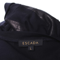 Escada Longshirt in black / silver