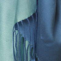 Ralph Lauren Zijden sjaal in blauw/turquoise