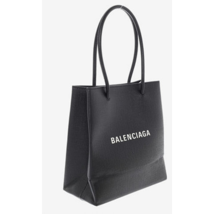 Balenciaga Shopping Bag XS in Pelle in Nero
