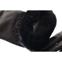 Ugg Australia Handschuhe aus Leder in Schwarz