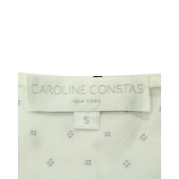 Caroline Constas Kleid aus Baumwolle in Weiß