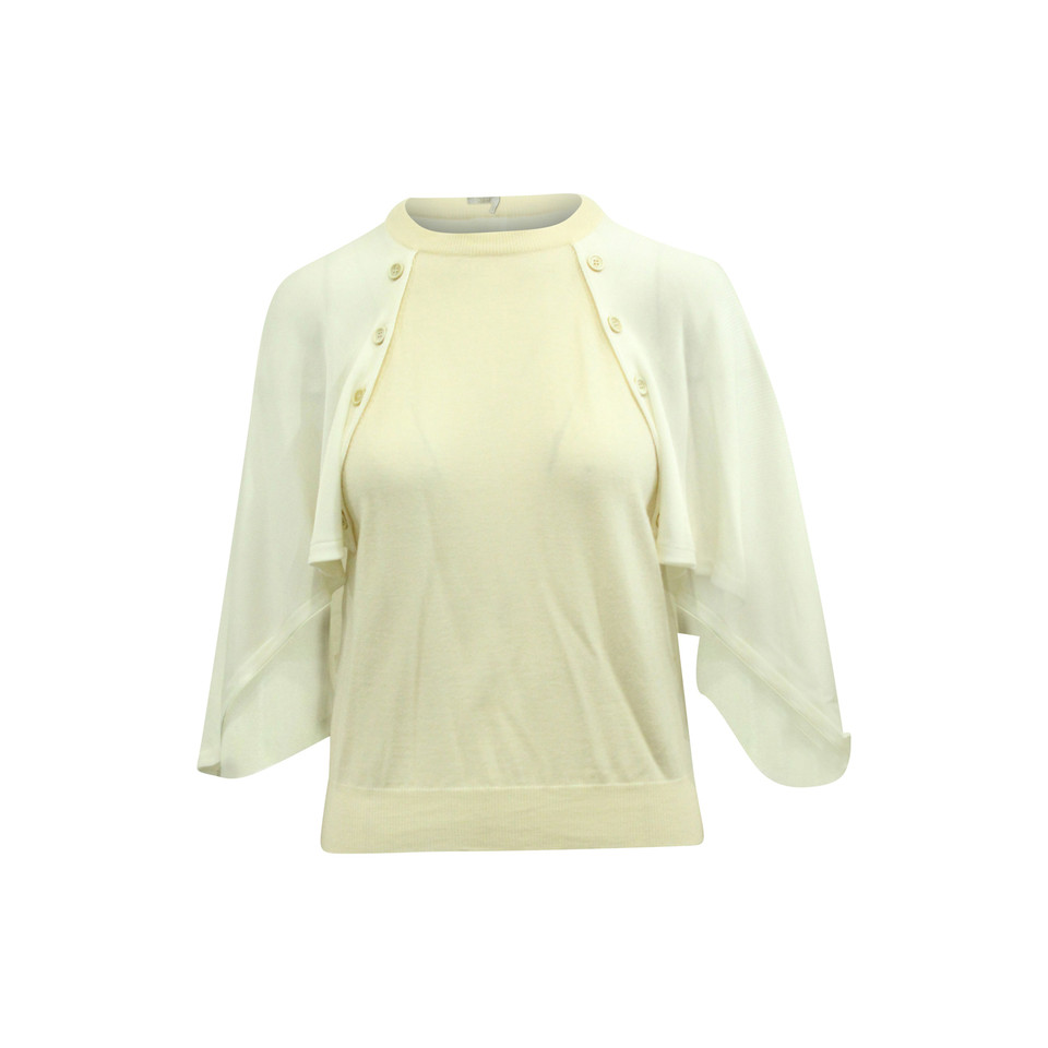 Chloé Top en Laine en Blanc