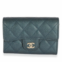 Chanel Wallet aus Leder in Blau