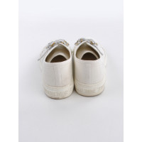 Christian Dior Lace-up shoes Canvas in White