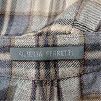 Alberta Ferretti Trousers Wool in Grey