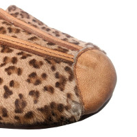 Kenzo Slippers/Ballerina's Leer in Beige