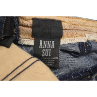 Anna Sui Rock aus Baumwolle in Blau