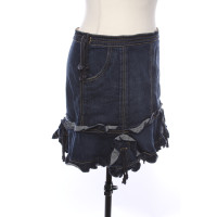Anna Sui Skirt Cotton in Blue