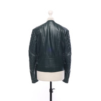 Balenciaga Jacket/Coat Leather in Green