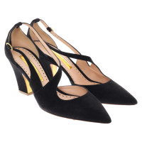 Rupert Sanderson Pumps/Peeptoes Suede in Black