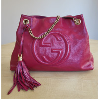 Gucci Soho Tote Bag aus Leder in Rosa / Pink