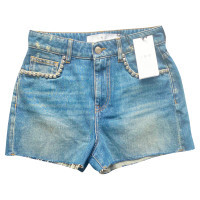 Iro Shorts Jeans fabric in Blue
