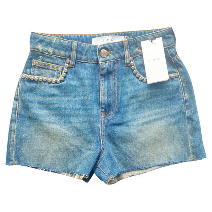 Iro Shorts aus Jeansstoff in Blau
