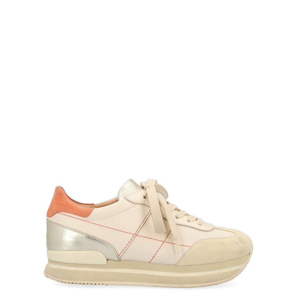 Hogan Sneakers aus Leder in Beige