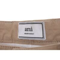 AMI Paris Shorts aus Baumwolle in Beige