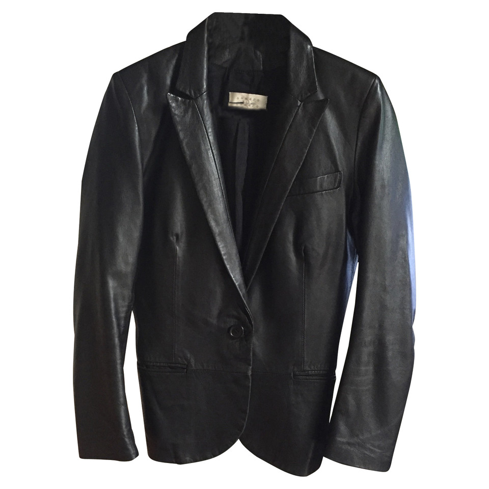 Sandro leather jacket