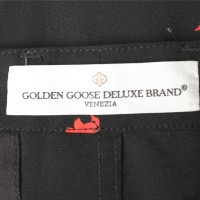 Golden Goose Pantaloni in nero / rosso