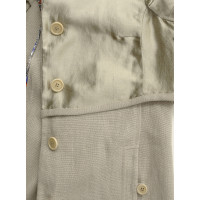Etro Jacke/Mantel aus Leinen in Beige