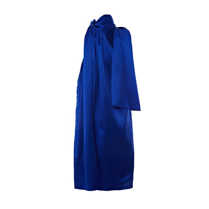 Genny Kleid aus Seide in Blau