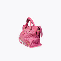 Balenciaga Classic City Leer in Roze