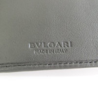 Bulgari Borsette/Portafoglio in Pelle in Grigio