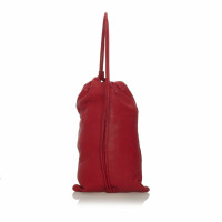 Burberry Backpack Leather in Red