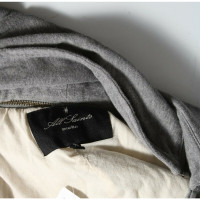 All Saints Jacket/Coat Cotton in Grey