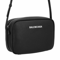 Balenciaga Everyday Camera Bag Leer in Zwart