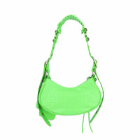 Balenciaga Le Cagole XS Shoulder Bag Leer in Groen