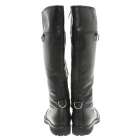 Sergio Rossi Schwarze Winterstiefel