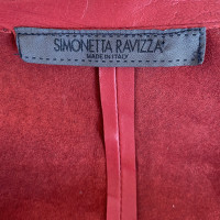 Simonetta Ravizza Capispalla in Pelle in Rosso