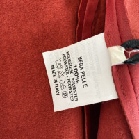 Simonetta Ravizza Top Leather in Red